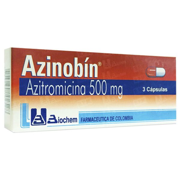 AZINOBIN 500 MG 3 CAP (AZITROMICINA)