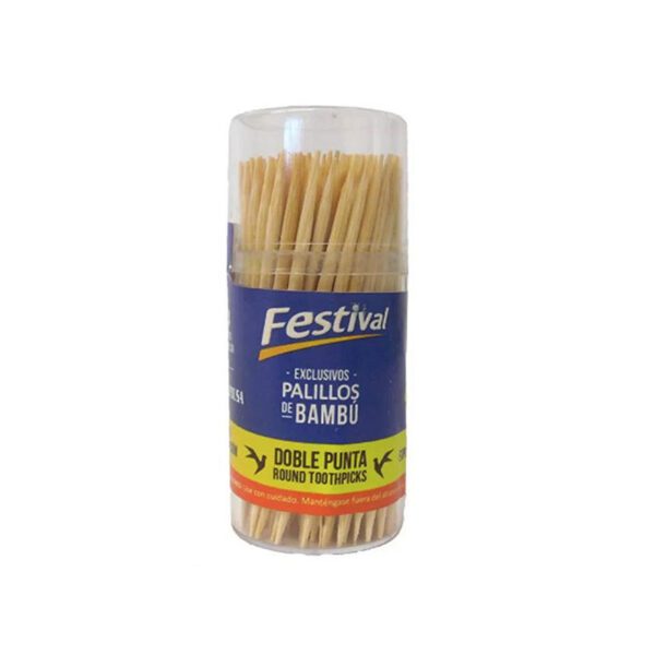 Palillos Bambú Redondos D P Tarro 24 Gr