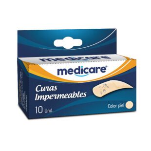 Curas Medicare Impermeable Piel 10 Uds