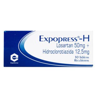 Expopress Losartan H 50 12.5 Mg 30 Tabletas Ex
