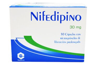 NIFEDIPINO 30 MGS 30 CAP EXP