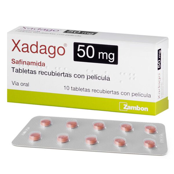 Xadago 50 Mg 10 Comprimidos