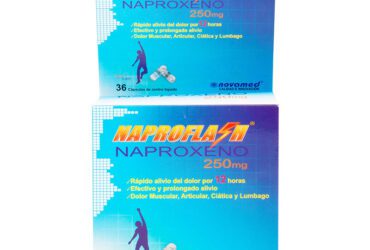 NAPROFLASH 250 MG 36 CAP