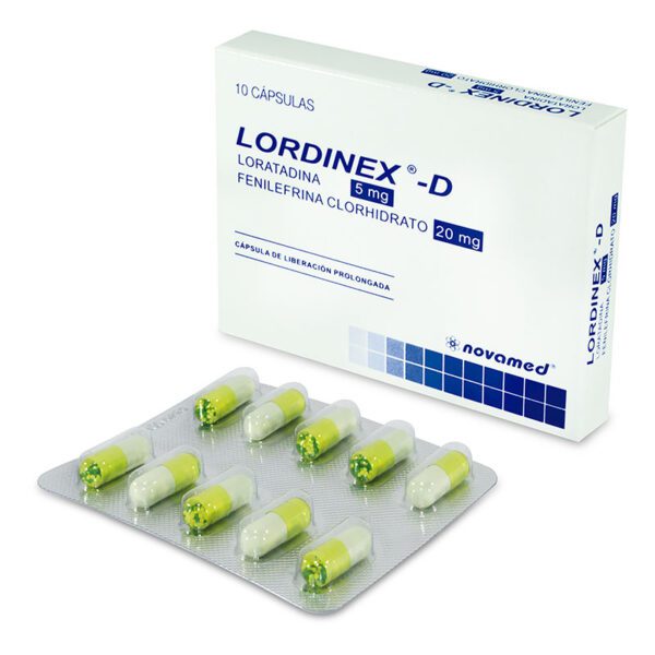 LORDINEX D 10 CAP NOVAMED