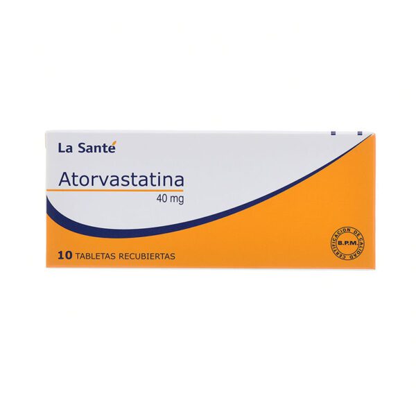 ATORVASTATINA 40 MG 10 TAB LS