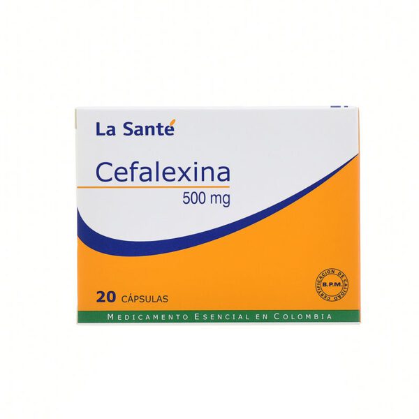 CEFALEXINA 500 MG 20 TAB LS