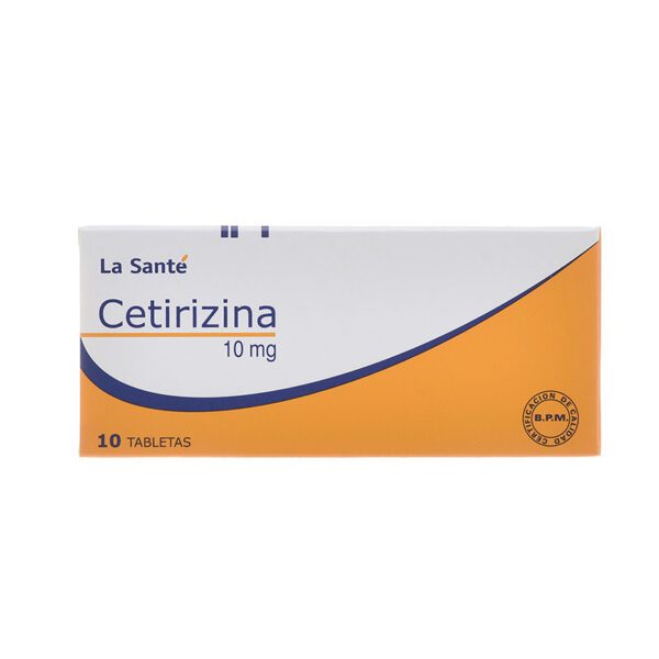 CETIRIZINA 10 MGS 10 TAB LS