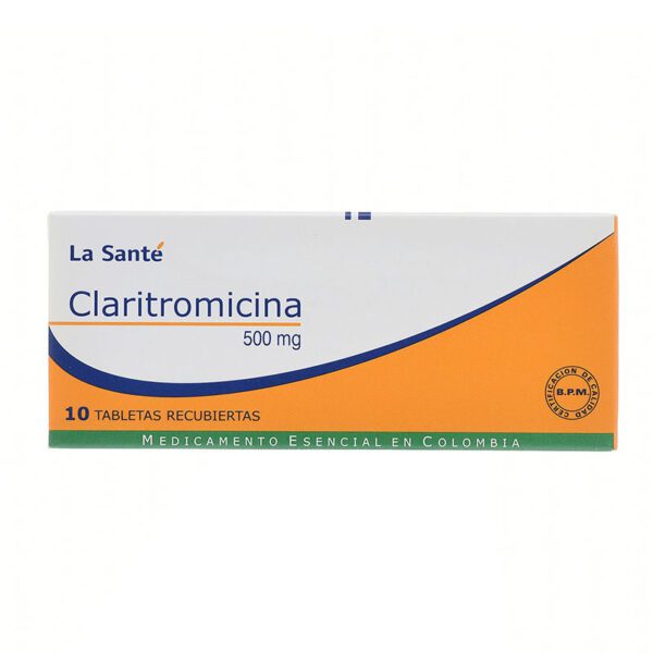 CLARITROMICINA 500 MG 10 TAB LS