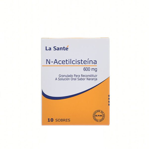 N-ACETILCISTEINA 600 MGS 10 SBS LS