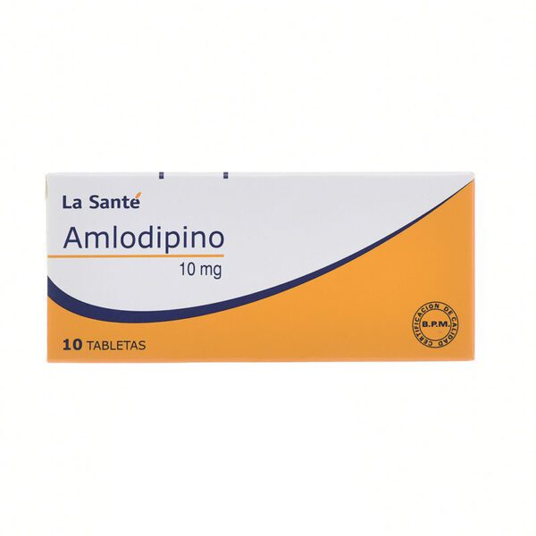 AMLODIPINO 10 MG 10 TAB LS