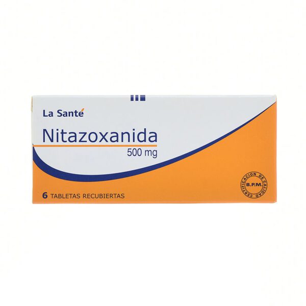 NITAZOXANIDA 500 MG 6 TAB LS