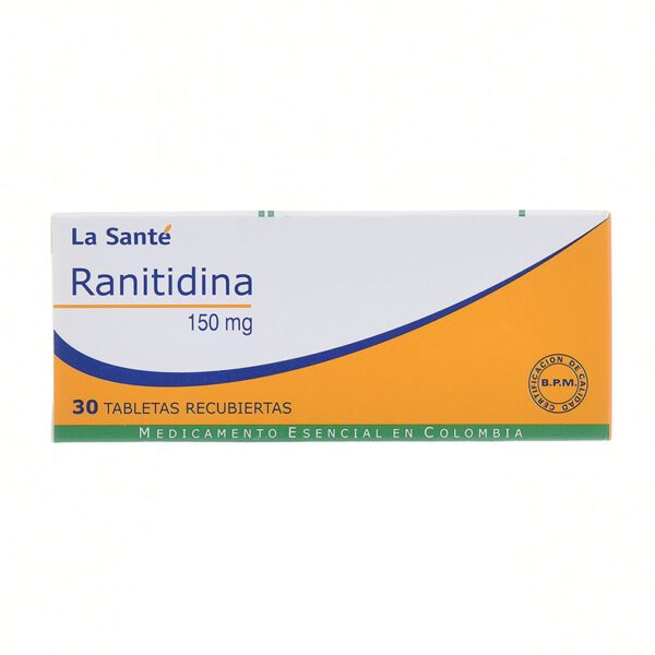 Ranitidina 150 Mg 30 Tabletas Ls