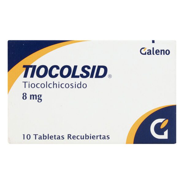 TIOCOLSID 8 MG 10 TAB