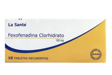 Fexofenadina Clorhidrato 120 Mg 10 Tabletas Ls