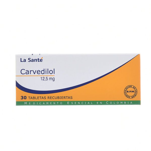 CARVEDILOL 12.5 MG 30 TAB LS