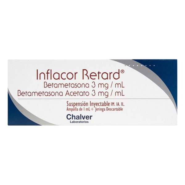 INFLACOR RETARD 3 MG/ 1 ML AMP