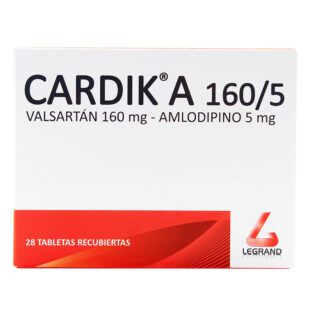 CARDIK A 160/5 MG 28 TABLETAS