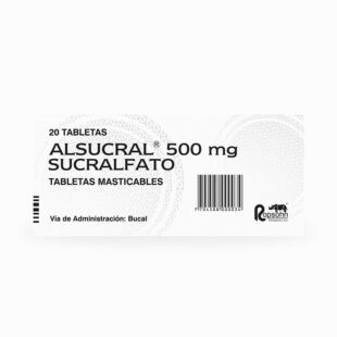 ALSUCRAL 500 MG 20 TAB MASTICABLE