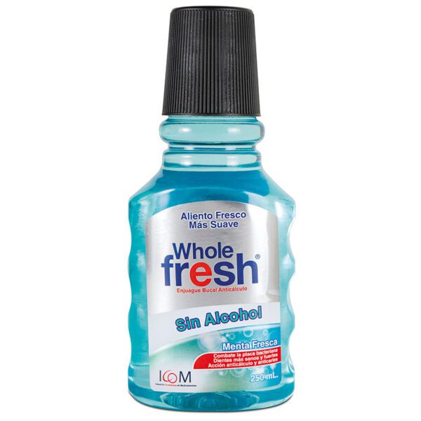 ENJUAGUE WHOLE FRESH 250 ML SIN ALCOHOL