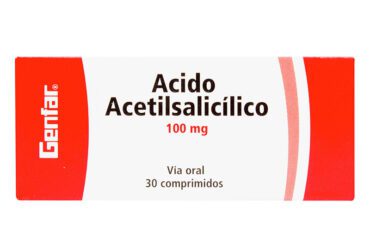ACIDO ACETILSALICILICO 100 MG 30 TAB GF
