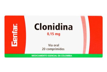 Clonidina 0.15 Mg 20 Tabletas W