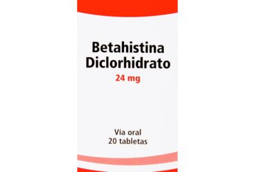 BETAHISTINA 24 MG 20 TAB GF