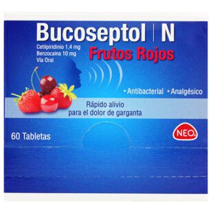 Bucoseptol-N Frutos Rojos 60 Tbs