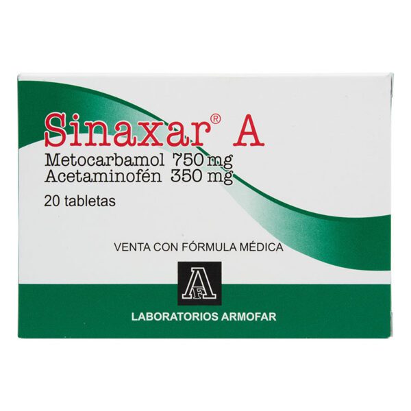 SINAXAR A 20 TAB