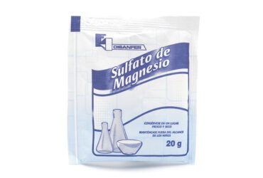 SULFATO DE MAGNESIA 20 GMS 50 SBS