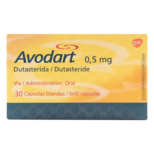 AVODART 0.5 MG 30 CAP