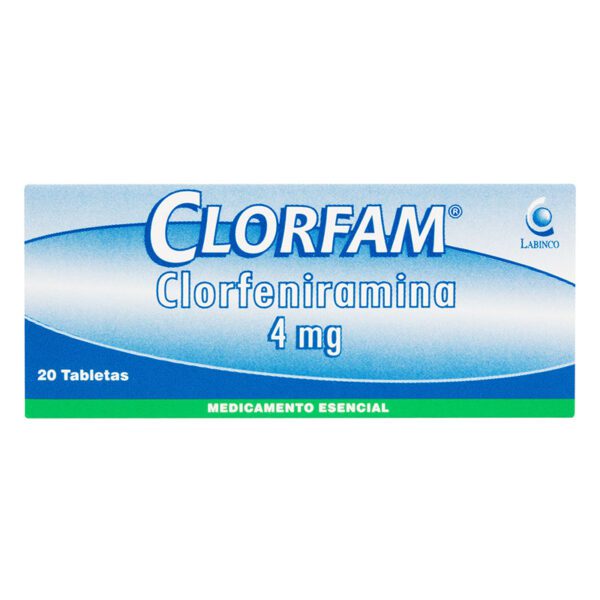 CLORFAM 4 MG 20 TAB LB