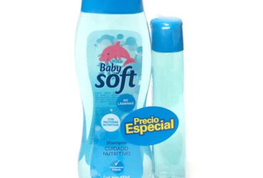 Shampoo Baby Soft Cuidado Nutritivo 400 Ml + 200 Ml Precio Especial