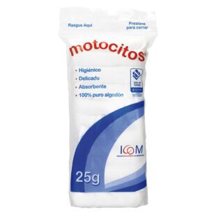 ALGODON MOTOCITOS 25 GMS ICOM