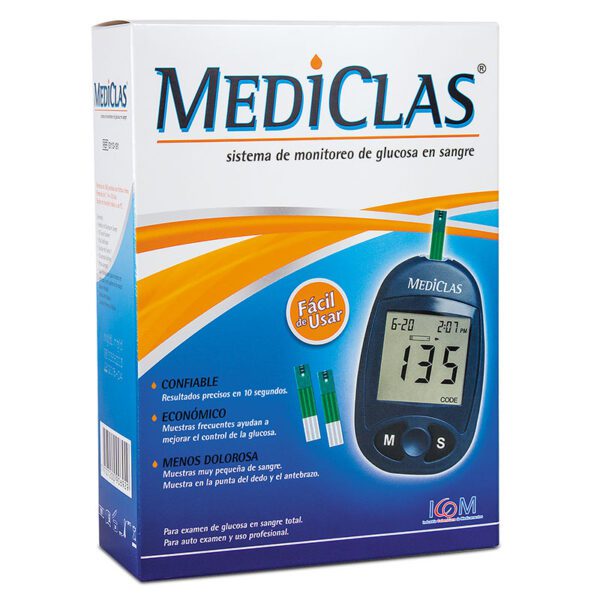 KIT DE GLUCOMETRIA MEDICLAS ICOM