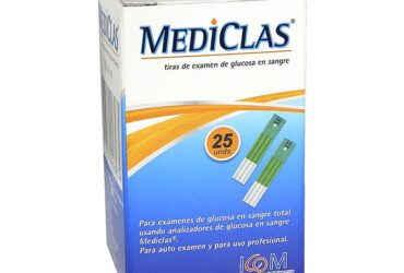 TIRAS D/GLUCOMETRO MEDICLAS X 25