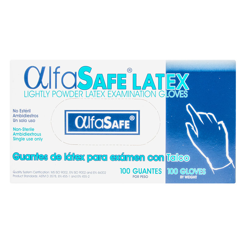 GUANTES DESECH. S CAJA 100 UNI ALFA