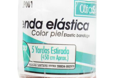 VENDA ELASTICA ALFA COLOR PIEL 2 X 5