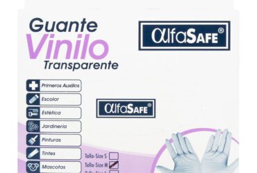 Guantes Vinilo Alfasafe 24 Uds M