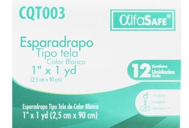 Esparadrapo Tela Alfa Blanco 1X1 12 Uds