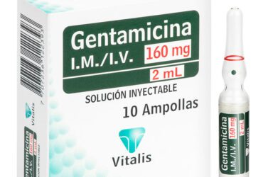 GENTAMICINA 160 MG/2 ML 10 AMP VT