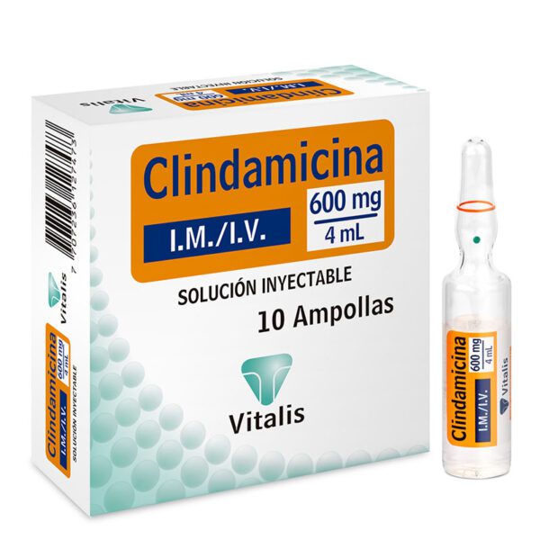 CLINDAMICINA 600 MG/4ML 10 AMP VITALIS
