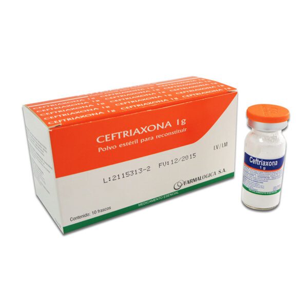 CEFTRIAXONA 1 GR 10 AMP RC