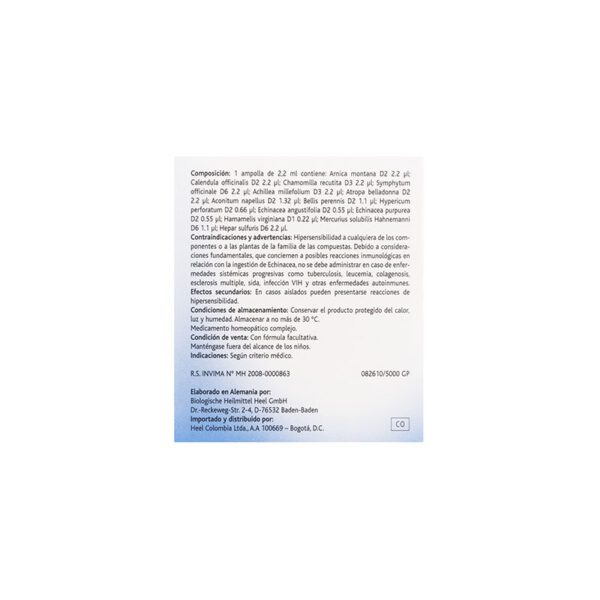 TRAUMEEL S 2.2 ML 5 AMP