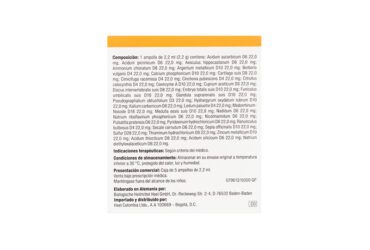 Discus Suis Heel 51 Inyectable 5 Amp