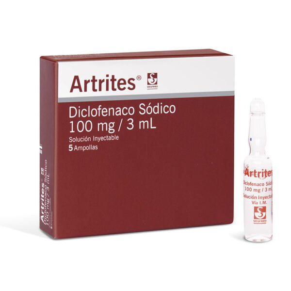 ARTRITES 100 MG 5 AMP DICLOFLENACO
