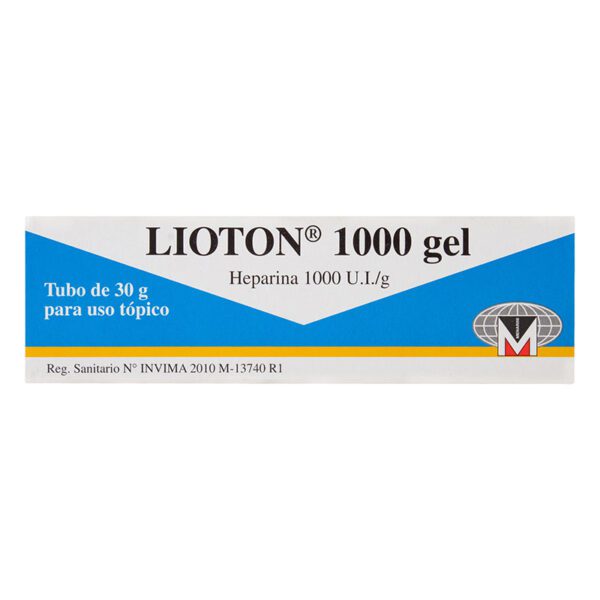 LIOTON 1000 UI TUBO GEL 30 GR