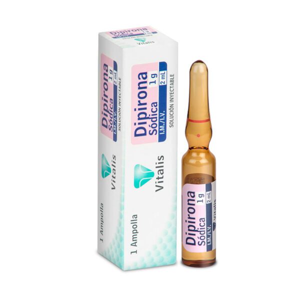 DIPIRONA 1 GR AMP 2 ML VITALIS