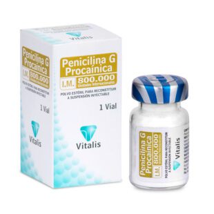PENICILINA GPROCAINICA 800.000 AMP VITAL