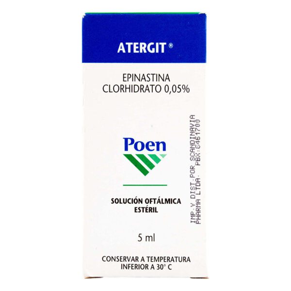 ATERGIT 0.05% SOLUCION OFTALMICA 5 ML