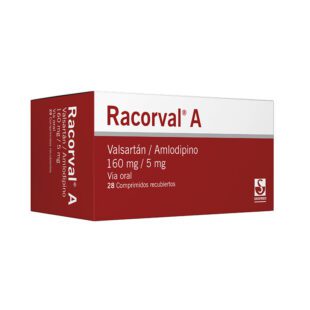 Racorval A 160/5 Mg 28 Tabletas